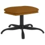 Reposapiés de terciopelo marrón 60x60x36 cm de vidaXL, Otomanas - Ref: Foro24-341586, Precio: 35,73 €, Descuento: %