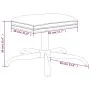 Reposapiés de terciopelo marrón 60x60x36 cm de vidaXL, Otomanas - Ref: Foro24-341586, Precio: 35,73 €, Descuento: %