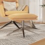 Reposapiés tela de microfibra color crema 60x60x35 cm de vidaXL, Otomanas - Ref: Foro24-341563, Precio: 44,84 €, Descuento: %