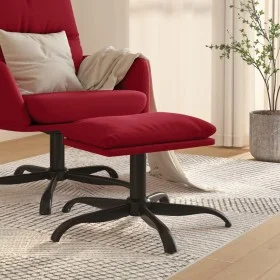 Wine velvet footstool 60x60x36 cm by vidaXL, Ottomans - Ref: Foro24-341583, Price: 38,68 €, Discount: %