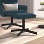 Reposapiés de terciopelo azul 60x60x36 cm de vidaXL, Otomanas - Ref: Foro24-341636, Precio: 31,58 €, Descuento: %