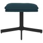 Reposapiés de terciopelo azul 60x60x36 cm de vidaXL, Otomanas - Ref: Foro24-341636, Precio: 31,58 €, Descuento: %