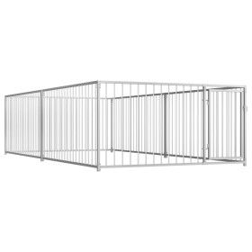 Jaula perrera de exterior 200x400x100 cm de vidaXL, Casetas y cercados para perros - Ref: Foro24-144490, Precio: 447,83 €, De...