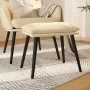 Reposapiés de tela color crema 45x29,5x35 cm de vidaXL, Otomanas - Ref: Foro24-341495, Precio: 33,42 €, Descuento: %