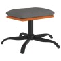 Reposapiés de tela y cuero sintético gris claro 60x60x36 cm de vidaXL, Otomanas - Ref: Foro24-341607, Precio: 31,69 €, Descue...
