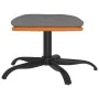 Reposapiés de tela y cuero sintético gris claro 60x60x36 cm de vidaXL, Otomanas - Ref: Foro24-341607, Precio: 38,62 €, Descue...