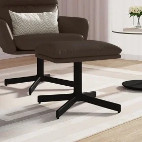 Brown synthetic leather footstool 60x60x36 cm by vidaXL, Ottomans - Ref: Foro24-341639, Price: 48,00 €, Discount: %