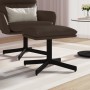 Reposapiés de cuero sintético marrón 60x60x36 cm de vidaXL, Otomanas - Ref: Foro24-341639, Precio: 48,93 €, Descuento: %