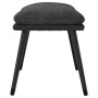 Reposapiés tela y cuero sintético gris oscuro 45x29,5x35 cm de vidaXL, Otomanas - Ref: Foro24-341516, Precio: 34,24 €, Descue...