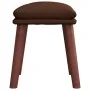 Reposapiés cuero sintético marrón 45x29,5x35 cm de vidaXL, Otomanas - Ref: Foro24-341491, Precio: 36,24 €, Descuento: %