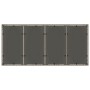 Mesa de jardín superficie de vidrio ratán PE gris 190x90x75 cm en Mesas de jardín | Comprar online en Foru.es
