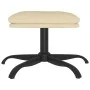 Reposapiés de tela color crema 60x60x36 cm de vidaXL, Otomanas - Ref: Foro24-341569, Precio: 38,53 €, Descuento: %