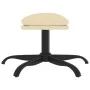 Reposapiés de tela color crema 60x60x36 cm de vidaXL, Otomanas - Ref: Foro24-341569, Precio: 38,53 €, Descuento: %