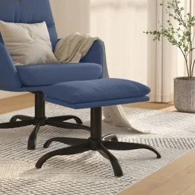 Blue fabric footstool 60x60x36 cm by vidaXL, Ottomans - Ref: Foro24-341571, Price: 35,57 €, Discount: %