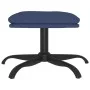Reposapiés de tela azul 60x60x36 cm de vidaXL, Otomanas - Ref: Foro24-341571, Precio: 35,57 €, Descuento: %