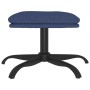 Reposapiés de tela azul 60x60x36 cm de vidaXL, Otomanas - Ref: Foro24-341571, Precio: 36,06 €, Descuento: %