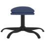 Reposapiés de tela azul 60x60x36 cm de vidaXL, Otomanas - Ref: Foro24-341571, Precio: 36,06 €, Descuento: %
