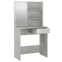 Tocador con LED color gris hormigón 74,5x40x141 cm de vidaXL, Tocadores para dormitorios - Ref: Foro24-808805, Precio: 88,84 ...