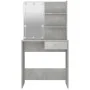 Tocador con LED color gris hormigón 74,5x40x141 cm de vidaXL, Tocadores para dormitorios - Ref: Foro24-808805, Precio: 88,84 ...
