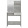 Tocador con LED color gris hormigón 74,5x40x141 cm de vidaXL, Tocadores para dormitorios - Ref: Foro24-808805, Precio: 90,00 ...