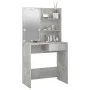Tocador con LED color gris hormigón 74,5x40x141 cm de vidaXL, Tocadores para dormitorios - Ref: Foro24-808805, Precio: 88,84 ...