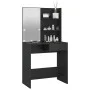 Schminktisch mit schwarzer LED 74,5x40x141 cm von vidaXL, Schlafzimmerkommoden - Ref: Foro24-833288, Preis: 91,69 €, Rabatt: %