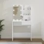Dressing table with white LED 74.5x40x141 cm by vidaXL, Bedroom Dressers - Ref: Foro24-808801, Price: 93,18 €, Discount: %