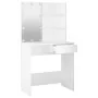 Dressing table with white LED 74.5x40x141 cm by vidaXL, Bedroom Dressers - Ref: Foro24-808801, Price: 93,18 €, Discount: %