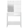 Dressing table with white LED 74.5x40x141 cm by vidaXL, Bedroom Dressers - Ref: Foro24-808801, Price: 93,18 €, Discount: %