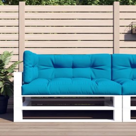 Cojines para sofá de palets 3 unidades tela azul de vidaXL, Cojines para sillas y sofás - Ref: Foro24-314562, Precio: 68,06 €...