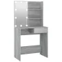 Tocador con LED gris sonoma 74,5x40x141 cm de vidaXL, Tocadores para dormitorios - Ref: Foro24-820482, Precio: 89,31 €, Descu...