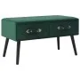 Mesa de centro de terciopelo verde 80x40x46 cm de vidaXL, Mesas de centro - Ref: Foro24-247548, Precio: 89,43 €, Descuento: %