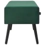 Mesa de centro de terciopelo verde 80x40x46 cm de vidaXL, Mesas de centro - Ref: Foro24-247548, Precio: 89,43 €, Descuento: %