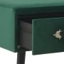 Mesa de centro de terciopelo verde 80x40x46 cm de vidaXL, Mesas de centro - Ref: Foro24-247548, Precio: 89,43 €, Descuento: %