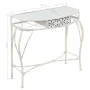 French style metal side table 82x39x76 cm white by vidaXL, Side tables - Ref: Foro24-245935, Price: 93,93 €, Discount: %