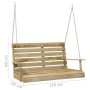 Banco balancín madera de pino impregnada 110 cm de vidaXL, Balancines de jardín - Ref: Foro24-318397, Precio: 162,62 €, Descu...