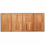 Mesa de jardín superficie madera acacia ratán negro 190x80x75cm en Mesas de jardín | Comprar online en Foru.es