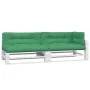 Cojines para sofá de palets 5 unidades tela verde de vidaXL, Cojines para sillas y sofás - Ref: Foro24-314578, Precio: 128,74...