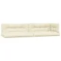 Cojines para sofá de palets 5 unidades tela crema de vidaXL, Cojines para sillas y sofás - Ref: Foro24-314575, Precio: 123,83...