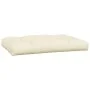 Cojines para sofá de palets 5 unidades tela crema de vidaXL, Cojines para sillas y sofás - Ref: Foro24-314575, Precio: 123,83...
