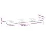Cojín de banco de jardín tela Oxford rojo tinto 180x50x3 cm de vidaXL, Cojines para sillas y sofás - Ref: Foro24-314092, Prec...