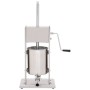 Embutidora manual de acero inoxidable plateado 10 L de vidaXL, Electrodomésticos de cocina - Ref: Foro24-50964, Precio: 314,3...