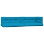 Cojines para sofá de palets 5 unidades tela azul de vidaXL, Cojines para sillas y sofás - Ref: Foro24-314577, Precio: 149,53 ...