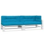 Cojines para sofá de palets 5 unidades tela azul de vidaXL, Cojines para sillas y sofás - Ref: Foro24-314577, Precio: 149,53 ...