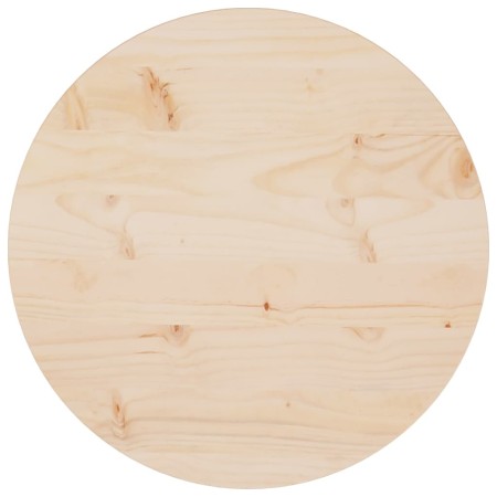 Superficie de mesa madera maciza de pino Ø50x2,5 cm de vidaXL, Tableros para mesas - Ref: Foro24-813646, Precio: 38,85 €, Des...