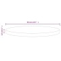 Superficie de mesa madera maciza de pino Ø50x2,5 cm de vidaXL, Tableros para mesas - Ref: Foro24-813646, Precio: 38,85 €, Des...