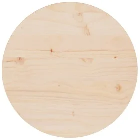 Solid pine wood table surface Ø40x2.5 cm by vidaXL, Table tops - Ref: Foro24-813645, Price: 20,68 €, Discount: %