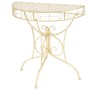 Mesa auxiliar vintage metal semicircular 72x36x74 cm dorado de vidaXL, Mesas auxiliares - Ref: Foro24-245930, Precio: 81,40 €...