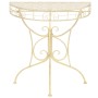 Mesa auxiliar vintage metal semicircular 72x36x74 cm dorado de vidaXL, Mesas auxiliares - Ref: Foro24-245930, Precio: 81,40 €...