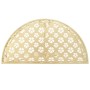 Mesa auxiliar vintage metal semicircular 72x36x74 cm dorado de vidaXL, Mesas auxiliares - Ref: Foro24-245930, Precio: 81,40 €...